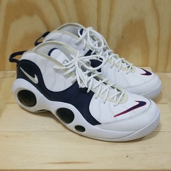 Nike Air Zoom Flight 95 Premium USA Olympics White Blue Red (317810-141) size 11